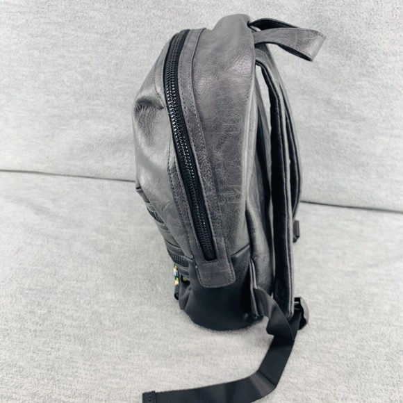 Steve Madden Gray Mini Backpack w/ yellow Tassel (PU) main image 8